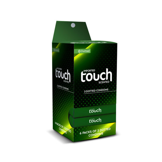 Touch Dotted 3s Dispenser Imported Condoms