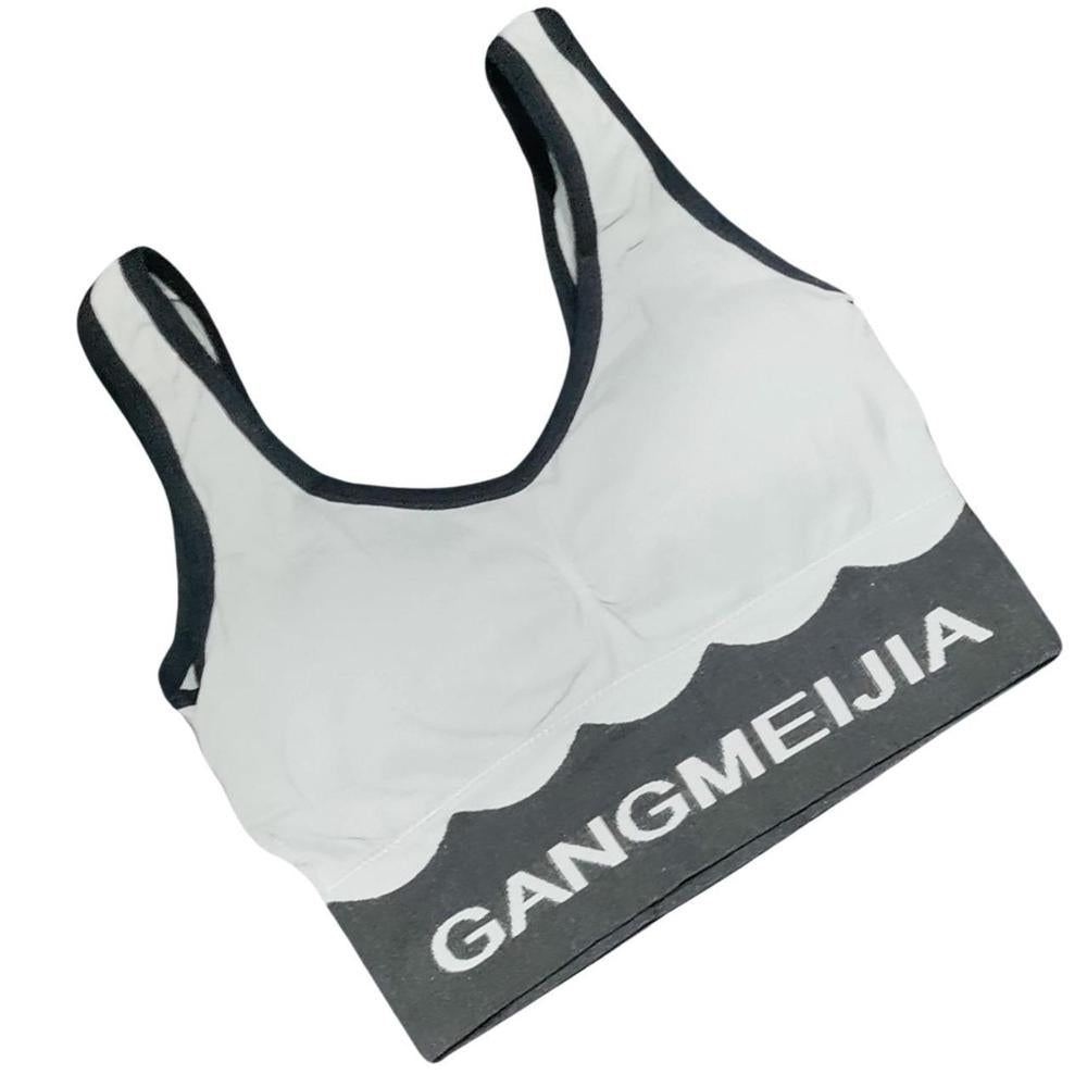 2 Pcs Elastic Nylon Padded Bra Set