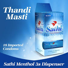SATHI Menthol Complete Box Pack of 30 Condoms