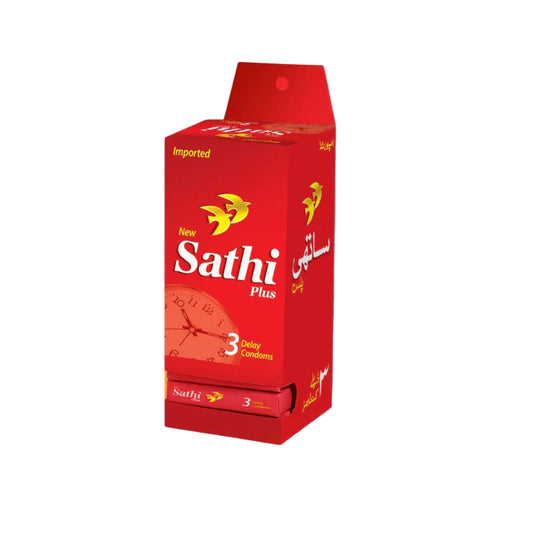 SATHI Plus Imported Condoms Complete Pack of 18 Condoms
