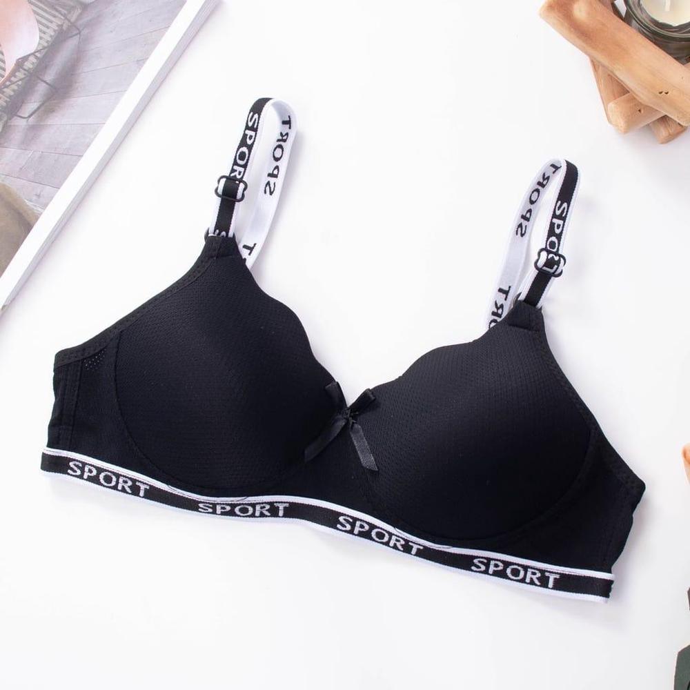 Padded Net Lace Sport Bra