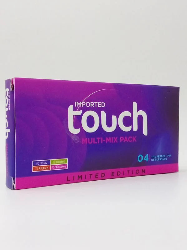 Touch Condoms Multi Mix Pleasure Pack - 6 x 4 Pack of Condoms